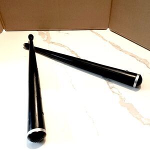 Electronic Cordless Battery Powered Drumsticks Merchsource LLC Black Kids